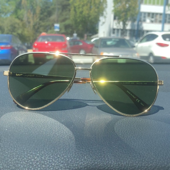 Saint Laurent gold classic 11 sunglasses - Picture 6 of 11